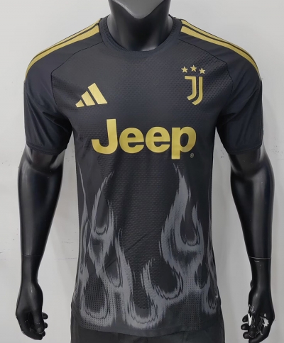2526 Player Version Juve Third Away Soccer Jersey